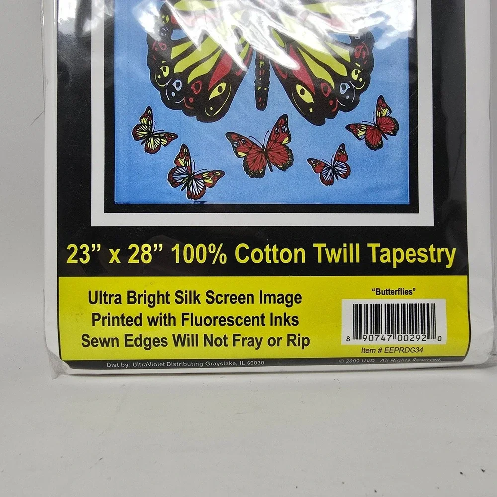 Opticz‎ Blacklight Cotton Twill Tapestry Wall Hanging 23